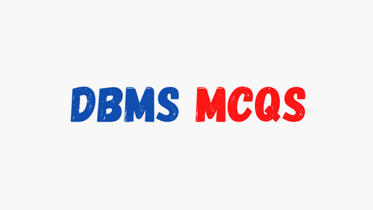 DBMS MCQs