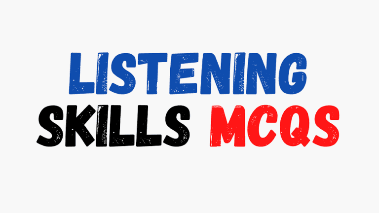 Listening Skills MCQs