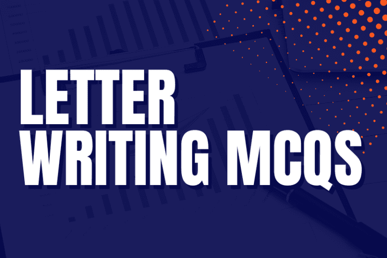 Formal and informal Letter writing MCQs