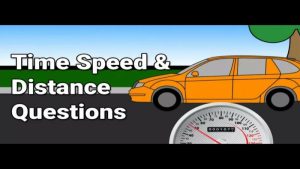 speed distance time questions